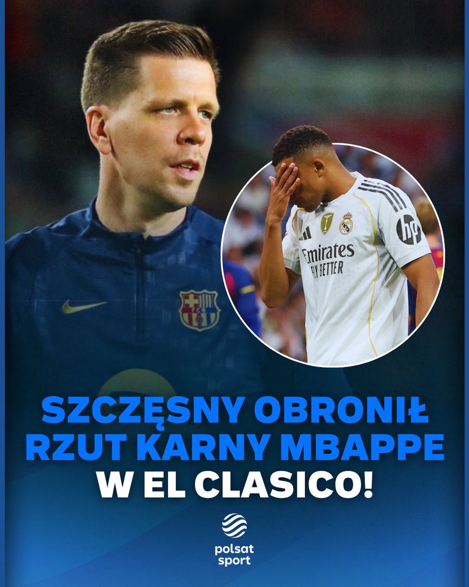 polsatsport's tweet image. MBAPPE ZATRZYMANY ❌🧱

Wojciech Szczęsny w końcu to zrobił! 

#ELClassico
