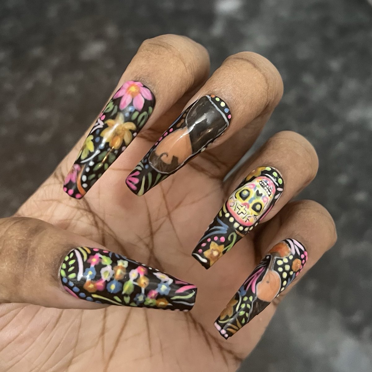 DIAZ de muertos nails 🌺