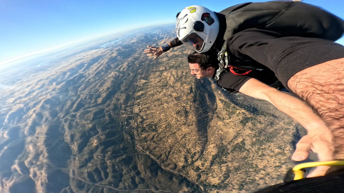 La próxima, sin paracaídas.