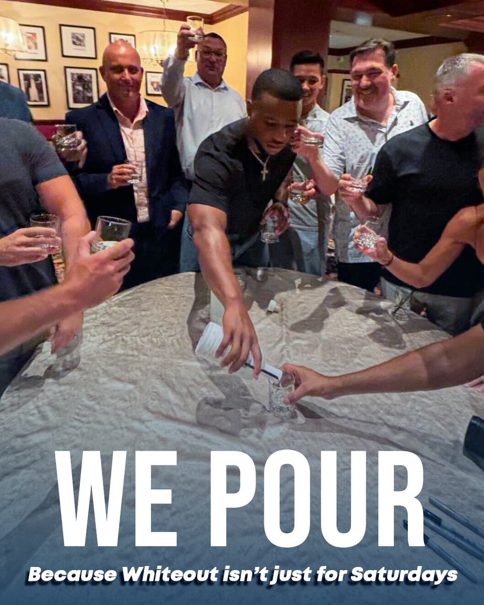 Will Saquon find the endzone this weekend? Maybe.

Will we all be drinking Whiteout Tequila? Yes.