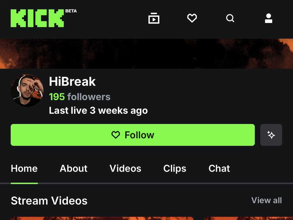 StreamClipsX's tweet image. Streamer HiBreak informed his Discord community of a potential kneecap injury. The IRL streamer hasn’t gone live in 3 weeks.