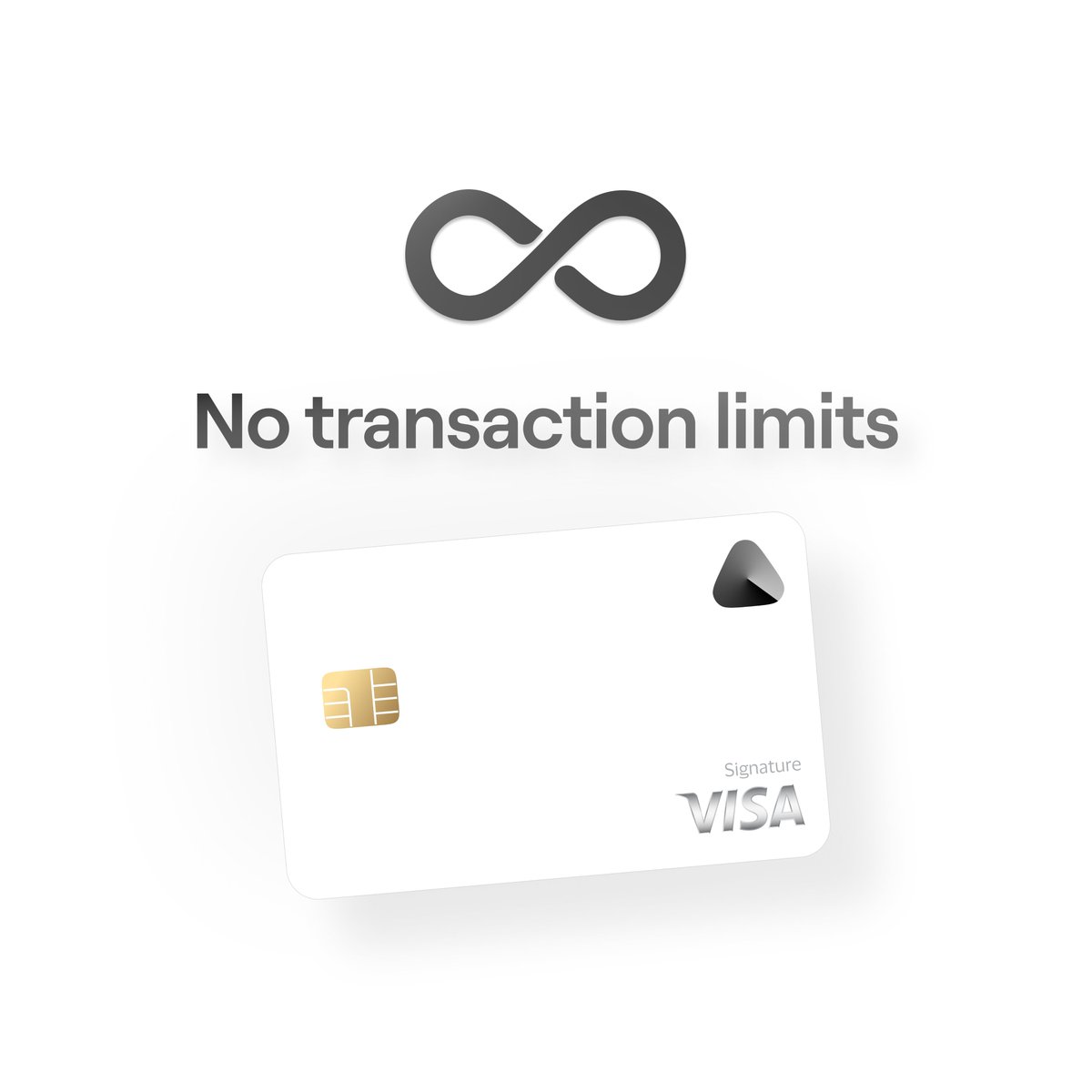 Your crypto, your credit line, your spends. 

The card that never says no. 🖤