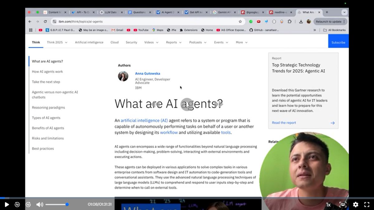 Samir_kumar19's tweet image. Day 35 of #100DaysOfCode
1️⃣Studied about MCP Server
2️⃣Explored AI Agents and learned a lot of new concepts
Came across some really interesting things today
⚙️ Overall productivity: Medium
@rohit_negi9
#CodingJourney #AI #DevLogs