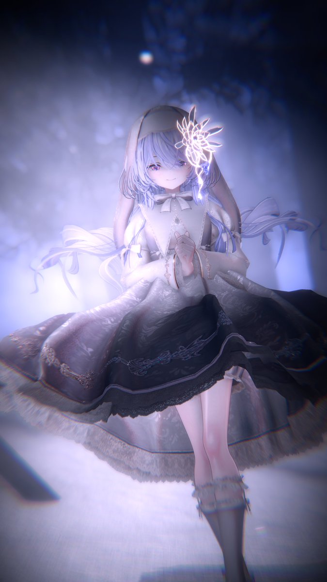 #今日のルゼブルちゃん
#ルゼブル3D 
World : Snow124
Author : やと98 様
Dress : After the Pray ( #thrlooking_glass 様 )
Corsage : 月下美人の髪飾り ( #meron_farm 様 )