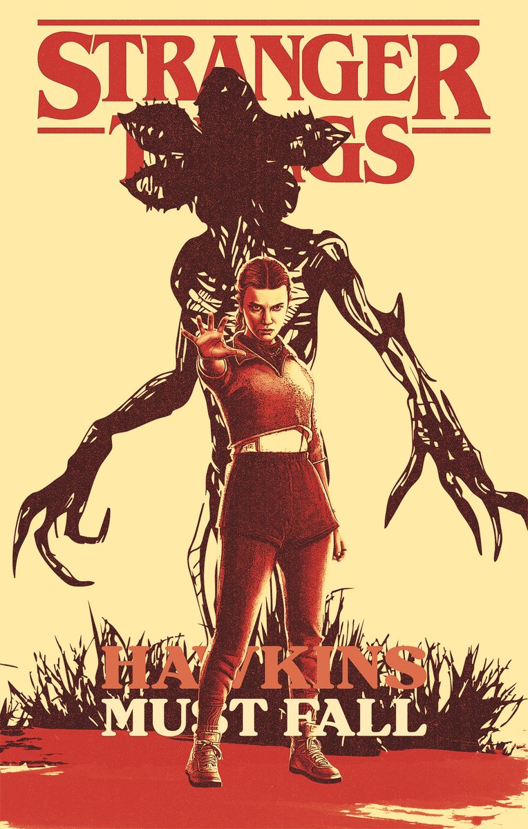 WebWeLearnLyon's tweet image. While prepping my next #design lessons, I came across a @Stranger_Things  post, got inspired, went down the rabbit hole, and turned that vibe into a fun digital illustration created with #photoshop and #illustrator.