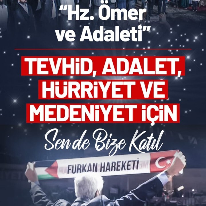 FurkanHareketinden Konferans 
#AdanadaBüyükBuluşma