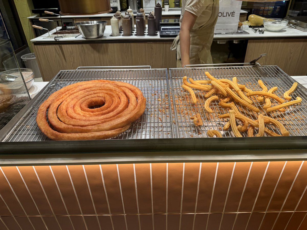 How do you like your churros?

As long as possible please