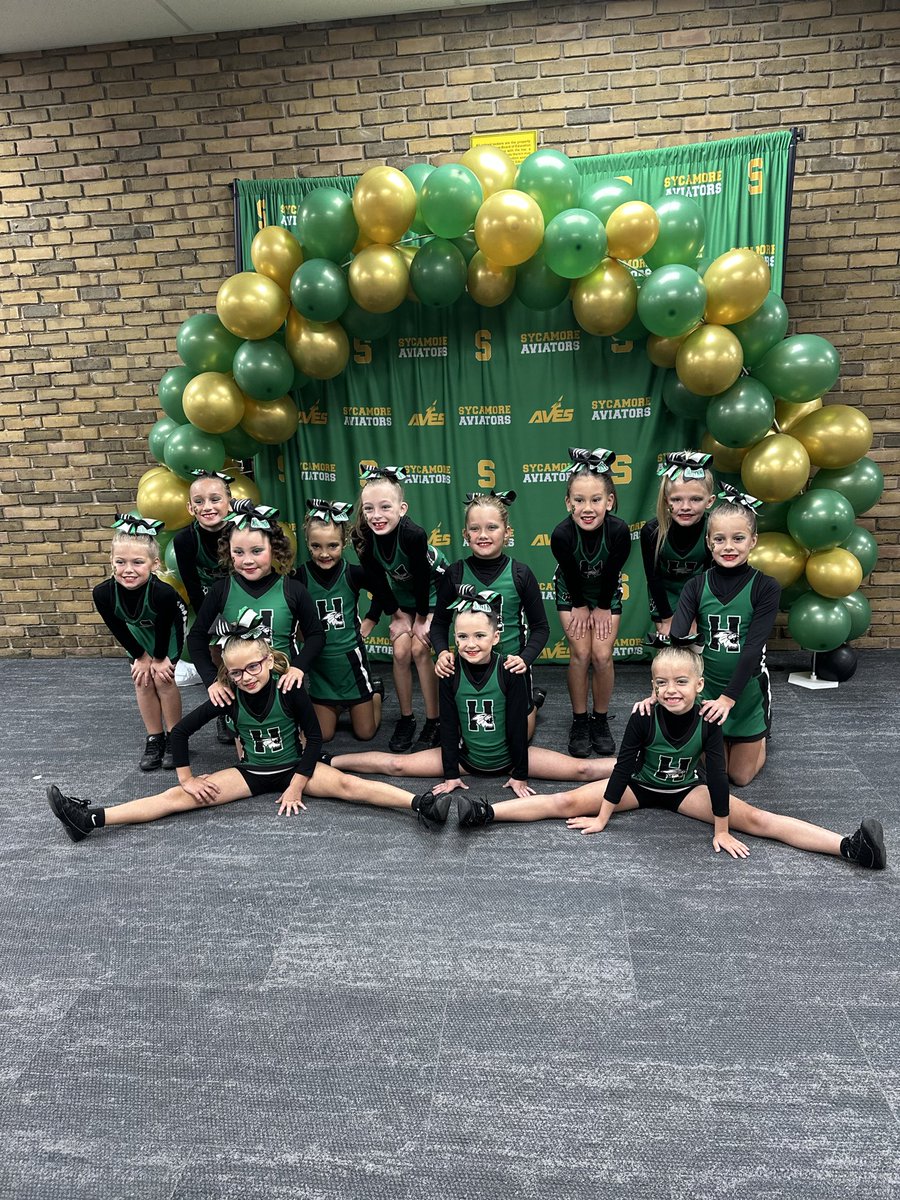 Last competition of the season with my favorite cheer girlies! 💚