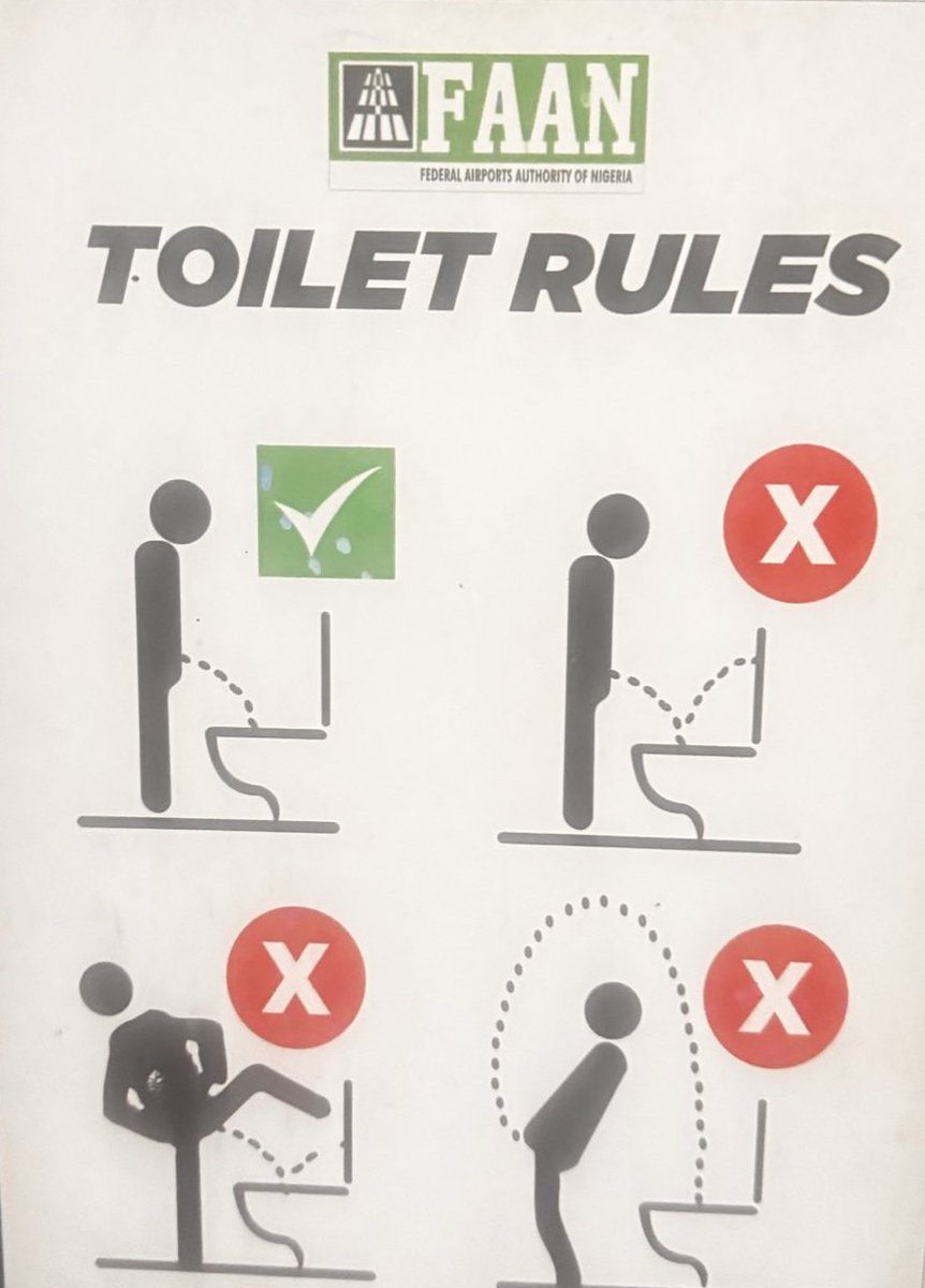 Atleast Nigerian has started potty training.  Let's hope that by 3020 they would know how to use the toilet.