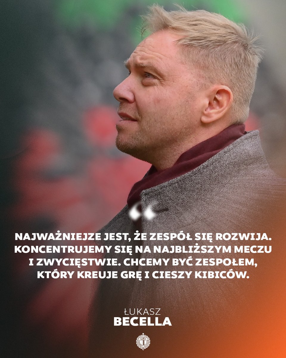 ChrobryGlogowSA's tweet photo. Trener Łukasz Becella po zwycięstwie w Tychach 🗣
Wypowiedzi po #TYCCHR: https://t.co/aUXXstdrBp https://t.co/md5WMNGzoF
