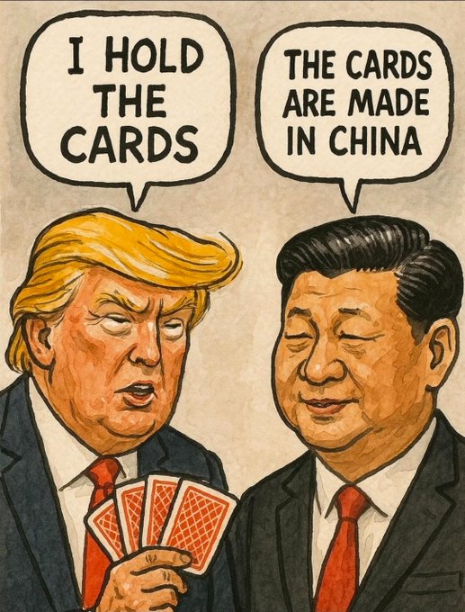 vixflatline's tweet image. First of, thanks ChatGPT for the hallucination. 

China folded in 48 hours? Total bluff. Bessent&apos;s so called framework is just a one year delay on rare earth export rules and a $20B soybean buy to placate Midwest farmers, per his Meet the Press spot today.

Beijing still owns 80$…