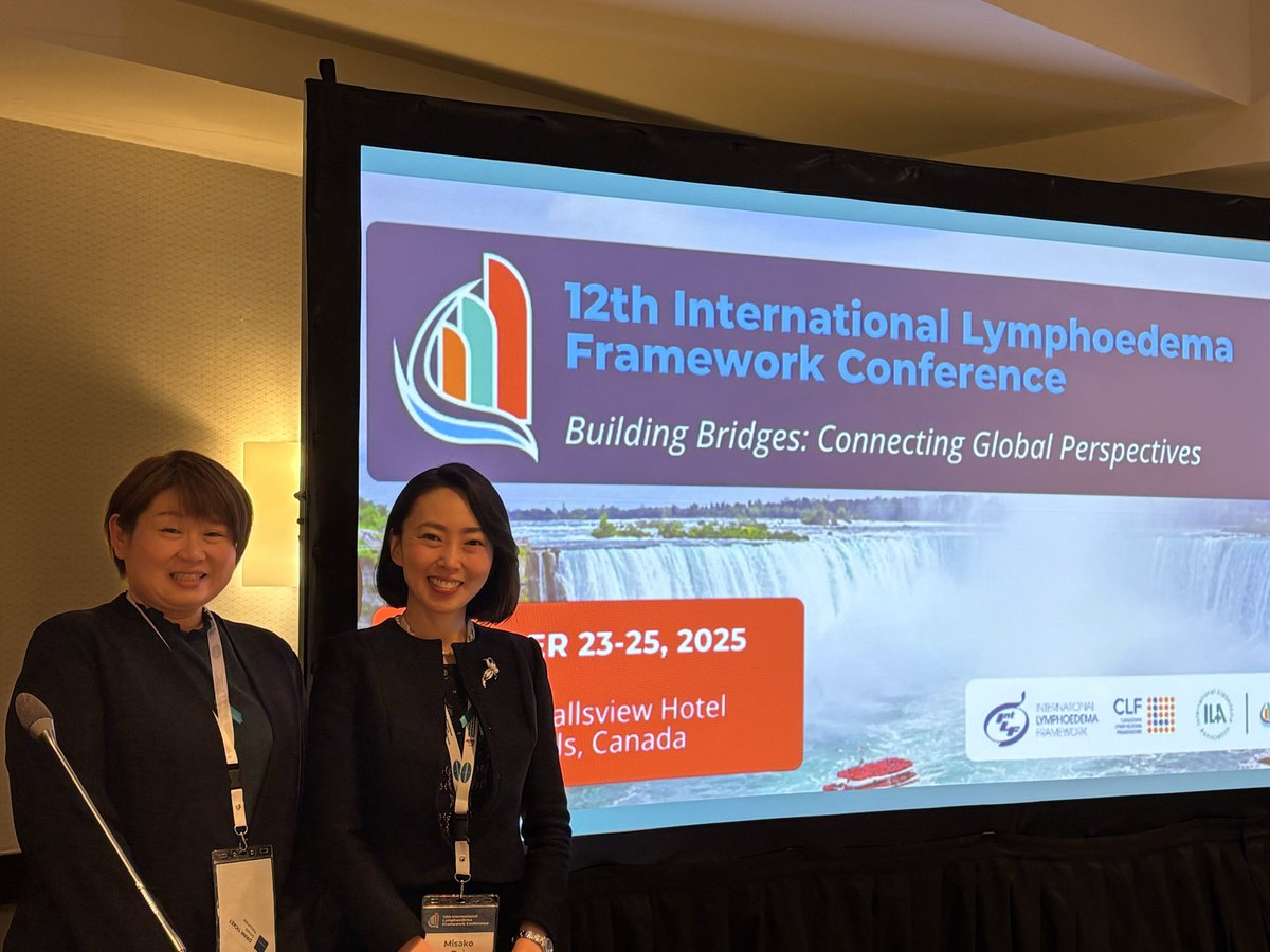 DaiMisako's tweet photo. 12th International Lymphoedema Framework Conference 参加🌸
ILF Japanを代表して行かせていただきました。各国との交流、ILFの方針や最新プロジェクトの情報収集、演題発表などをとおして、充実した時間となりました✨
#ILF2025 #ILFJ #国際リンパ浮腫フレームワークジャパン研究協議会 https://t.co/wDFwb9Kjjg