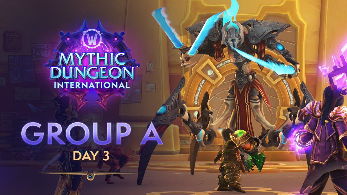 ⏳ It's the dawn of the final day, and the runs have just begun! ⌛️

Find out which two teams will make it out of Group A:
🟣Twitch.tv/Warcraft 
🔴YouTube.com/Warcraft