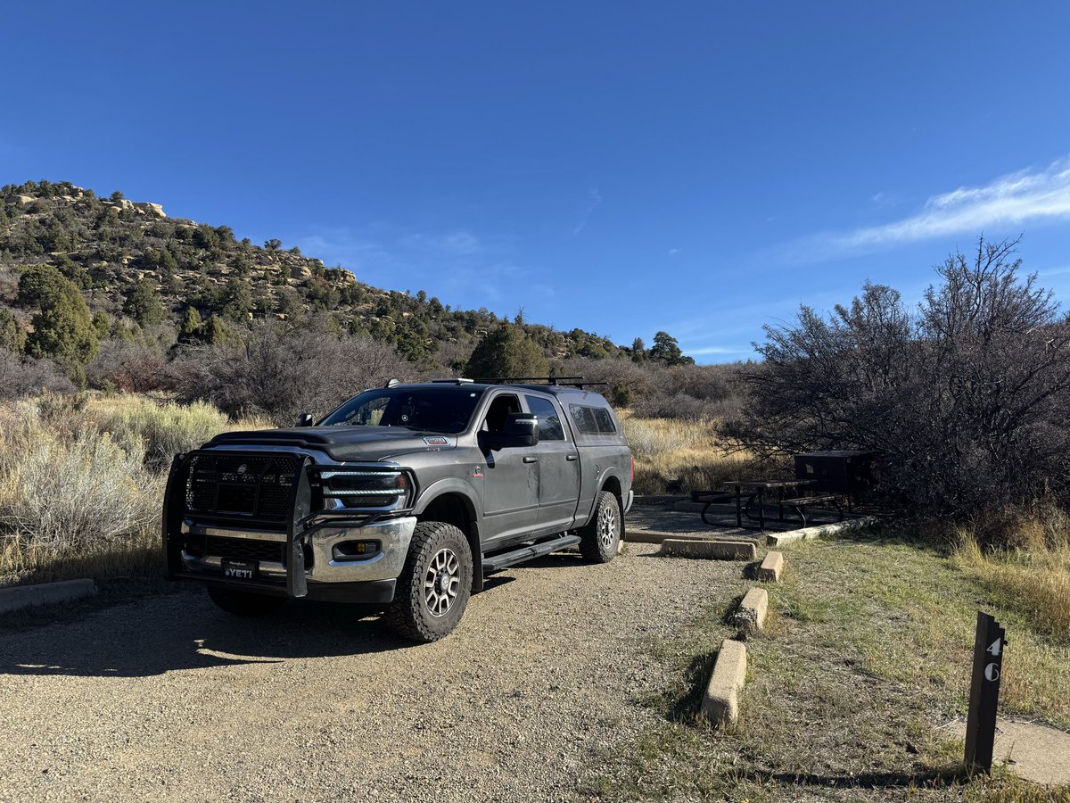 Day 43 - Sunrise at Mesa Verde.  8572 ft -  Another beautiful Day.   Heading North to Colorado and cold weather camping.   Starting the Day with a Mesa Verde driving tour!  Let’s Go 

twitch.tv/lala_carpediem