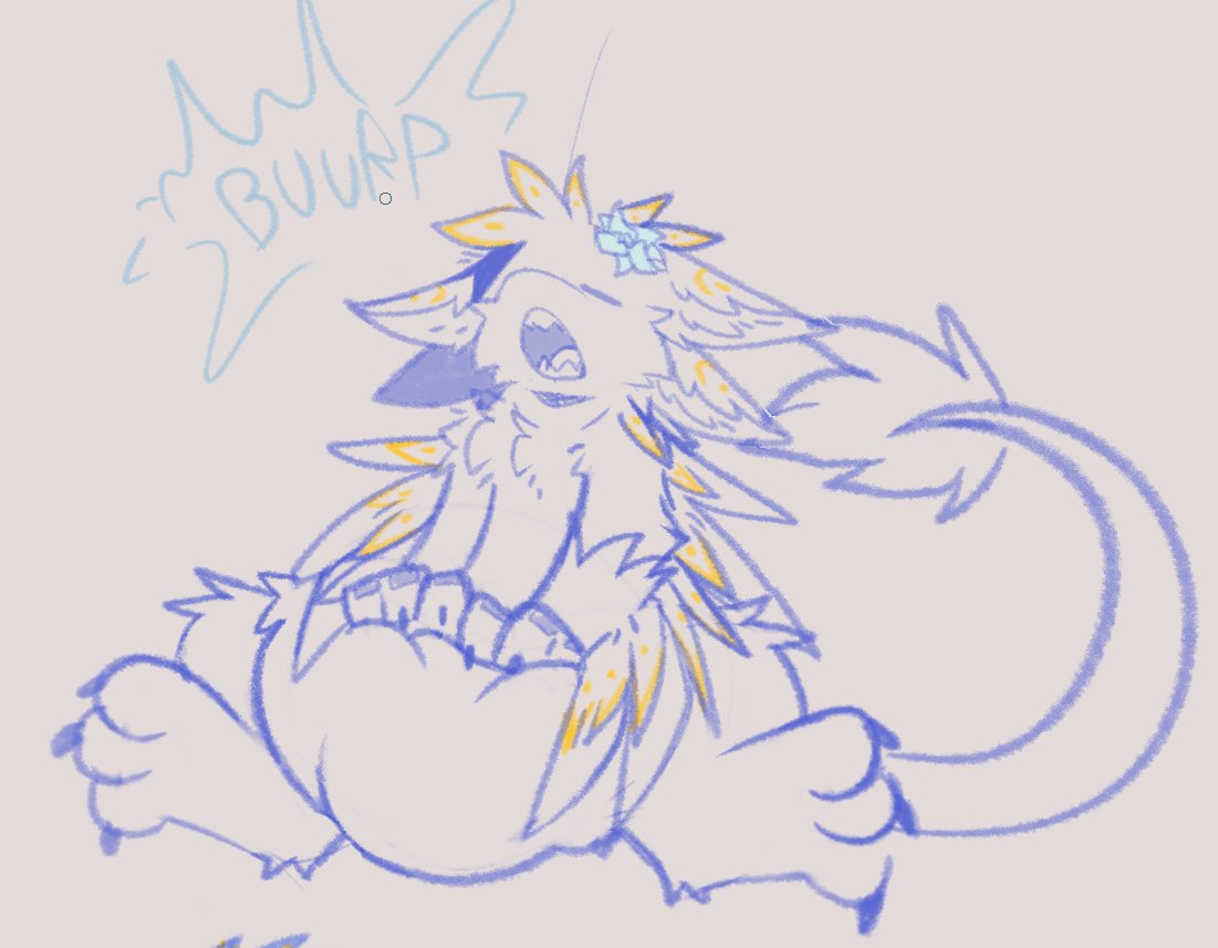 cw: vore
fat vali,, probably ate someone,,,