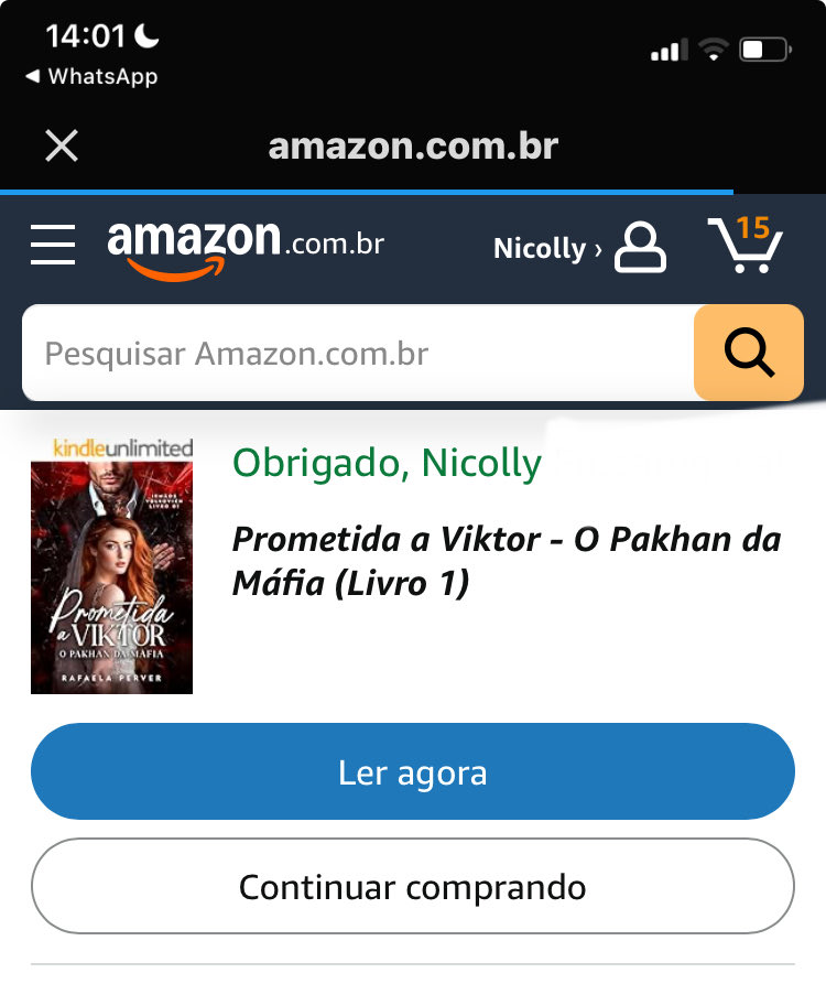 Muito obrigada, <a href="/RafaelaPerver/">Rafaela Perver | Escritora</a>!!!❤️😍❤️😍❤️😍❤️😍❤️😍
