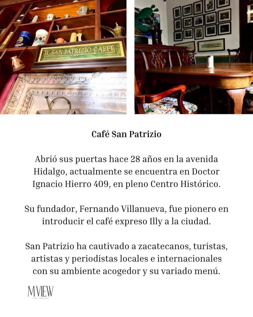 MVIEW_MX's tweet image. En Zacatecas, el café sabe a historia. Desde el tradicional Café Acrópolis hasta el acogedor San Patrizio, cada taza guarda recuerdos, conversaciones y rincones llenos de vida.

👉: mview.com.mx/mas-que-cafe-e…

#MVIEW #Café #Zacatecas