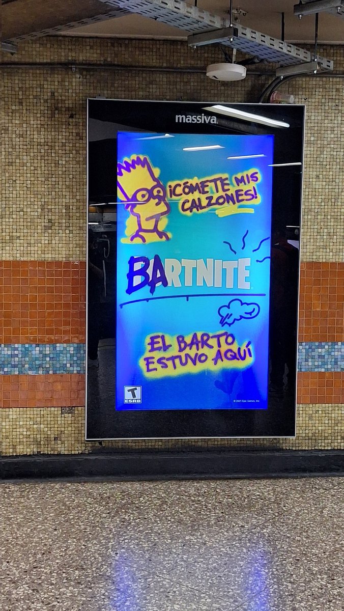 Jorge_Most_'s tweet image. FORTNITE X LOS SIMPSONS - TEASER EN LA VIDA REAL, CHILE.
• Gracias a @ChrisCL_spl por mandarme la imagen.