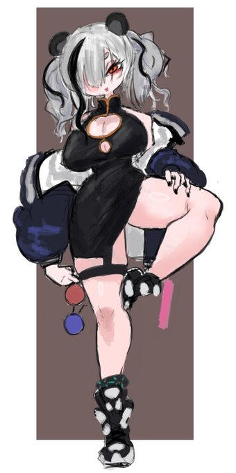 ムッチムチが片脚上げてるのが好きってワケ 