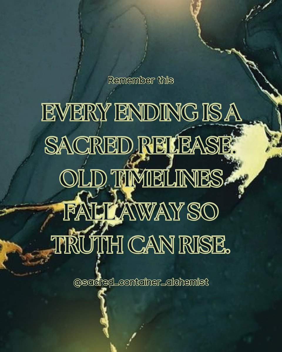 Endings are not loss. They are alchemy in motion. 🌑