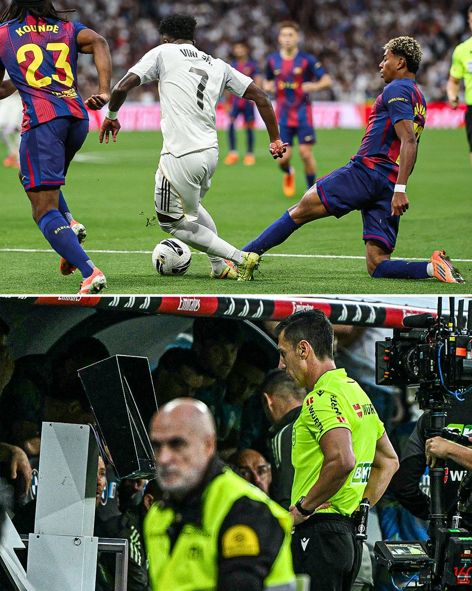 CynthiaNaissa's tweet photo. Kuki Real ihora igwa mu mutego wa #OffsideTrap kuri Barcelona ?
2-1 ntibiba bihagije iyo ukina na Barça
Real yatsinze ibitego 2 byangwa + Penalty Mbappe yahushije
Ubu byari kuba ari 5-1 , ikipe yarangije akazi kare 🥶
#ElClasico https://t.co/dUWjoZDr3Z
