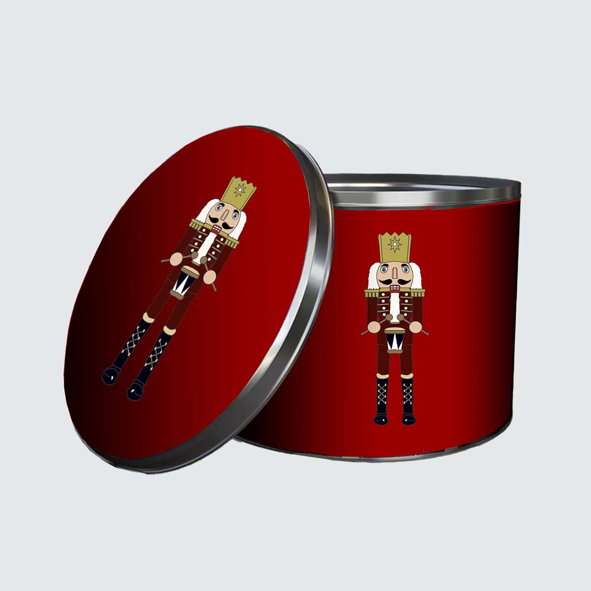 RoseLongArtist's tweet photo. Nutcracker Red 20cm Storage Tin for Christmas Goodies. Available https://t.co/keccmM3WYu https://t.co/OwXoirFJwZ