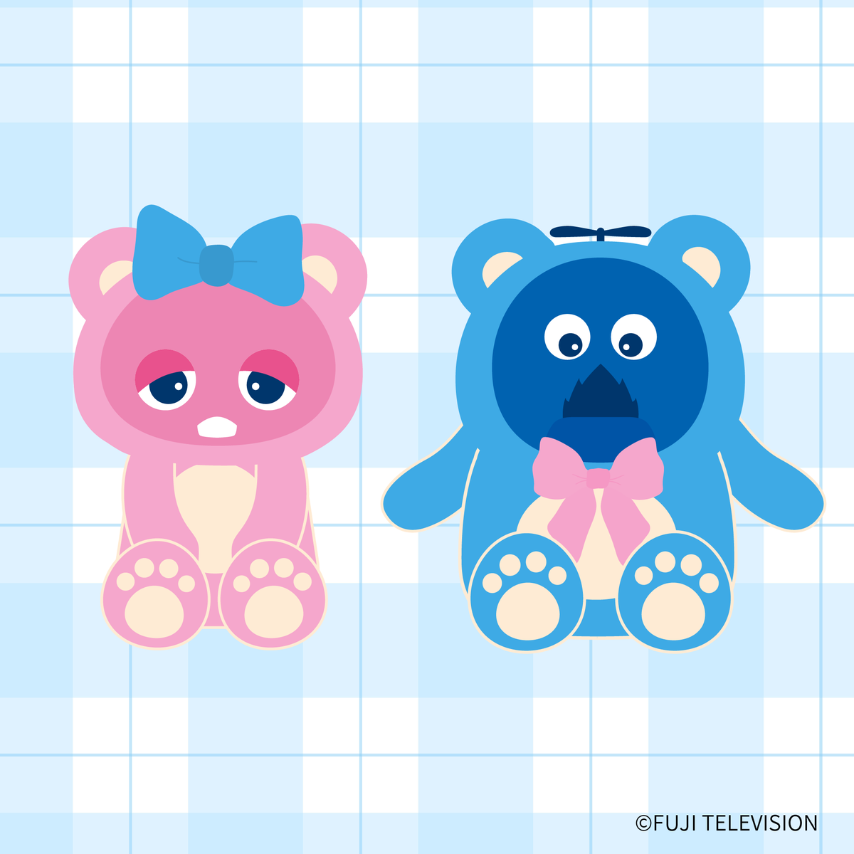 UQinfo's tweet photo. #テディベアズ・デー らしいので、ピンクガチャとブルームクはテディベアになってみました。
皆さんはどっちの色が好きか教えてください♪

①おそろいカラー→いいね❤
②UQカラー→リポスト🔄 https://t.co/eAnyC8DgPQ
