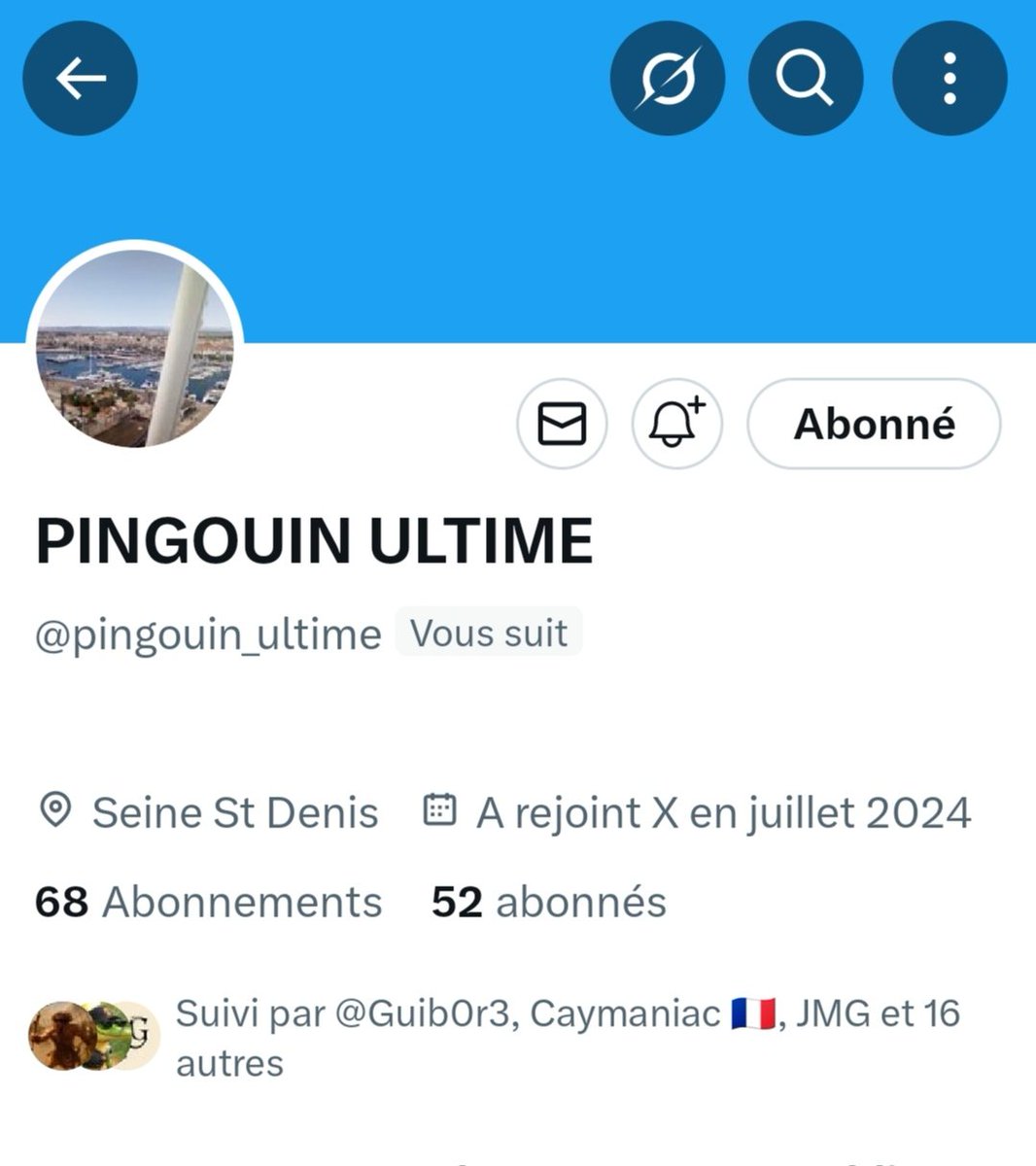 Merci de vous abonner à <a href="/pingouin_ultime/">PINGOUIN ULTIME</a> , il est des nôtres !