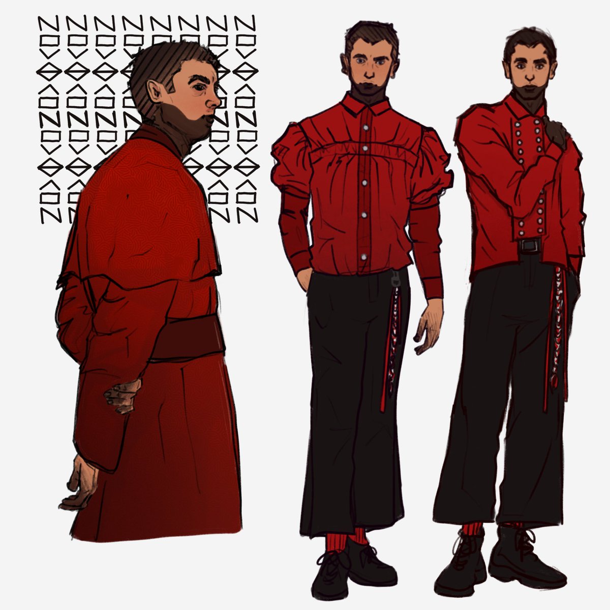 cosignonfears's tweet image. open your third eye and bishopify the tour outfits. #cliqueart