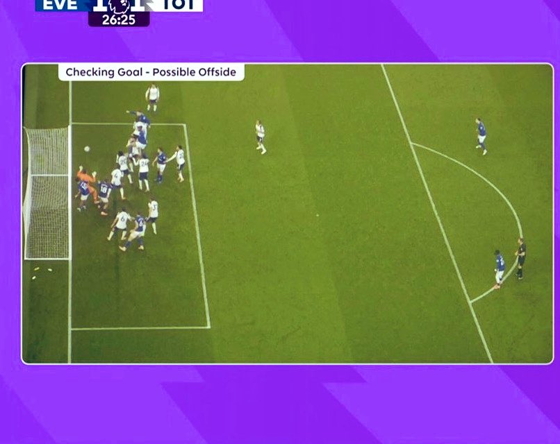 Can see why Everton fans feel hard done by there. What do you reckon, is Ndiaye interfering with play?