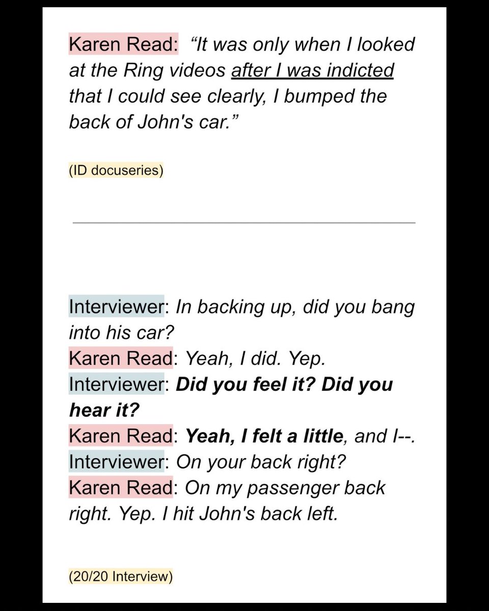 TuesdayGazette's tweet image. Different interview, different story.🤨

#statementanalysis #KarenRead