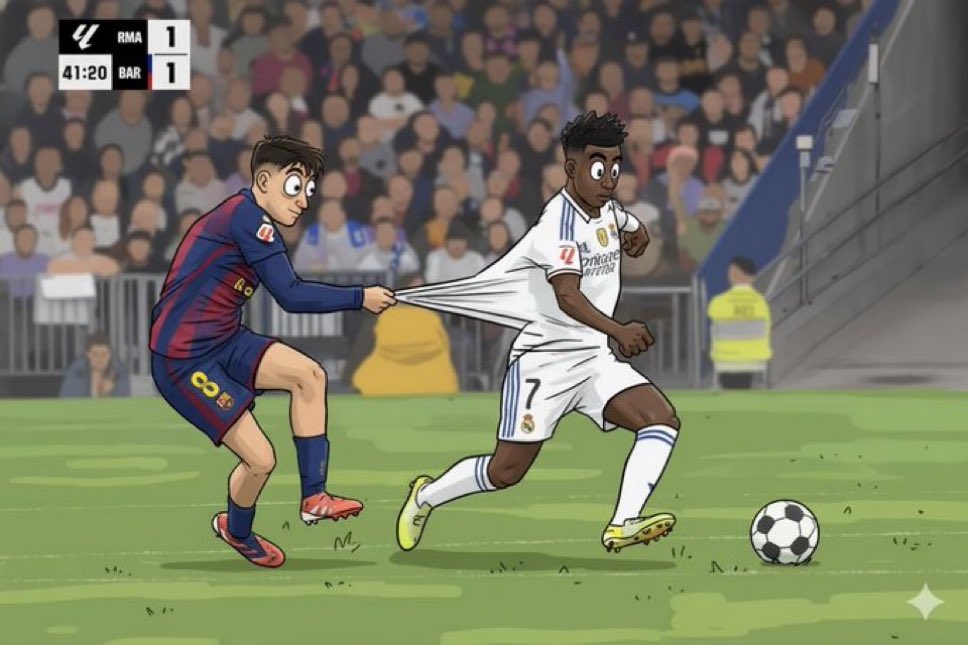 Frank_995's tweet image. Very funny scene
😂😂😂😂😂
#Lig
#ريال_مدريد_برشلونه 
#برشلونة
#ريال_مدريد 
#الكلاسيكو 
#RealMadrid #Barcelona
#ElClasico #RMAFCB
#Mbappé #Lamine