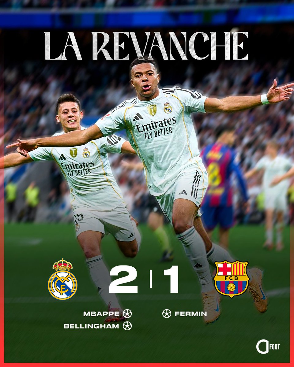 ActuFoot_'s tweet image. 🚨 𝗟𝗘 𝗥𝗘𝗔𝗟 𝗠𝗔𝗗𝗥𝗜𝗗 𝗗𝗜𝗖𝗧𝗘 𝗦𝗔 𝗟𝗢𝗜 𝗗𝗔𝗡𝗦 𝗟𝗘 𝗖𝗟𝗔𝗦𝗜𝗖𝗢 𝗘𝗧 𝗕𝗔𝗧 𝗘𝗡𝗙𝗜𝗡 𝗟𝗘 𝗙𝗖 𝗕𝗔𝗥𝗖𝗘𝗟𝗢𝗡𝗘 !!!!!!! 🤍✅

𝗟𝗘𝗦 𝗠𝗘𝗥𝗘𝗡𝗚𝗨𝗘 𝗦𝗢𝗡𝗧 𝗦𝗘𝗨𝗟𝗦 𝗟𝗘𝗔𝗗𝗘𝗥 𝗔𝗩𝗘𝗖 𝟱 𝗣𝗢𝗜𝗡𝗧𝗦 𝗗’𝗔𝗩𝗔𝗡𝗖𝗘 𝗦𝗨𝗥 𝗟𝗘 𝗕𝗔𝗥𝗖̧𝗔 !!!!! 🥇…