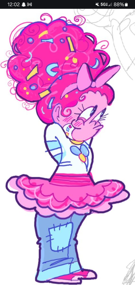 Probably my best Pinkie Pie design and it's not even close #mlp #mlptwt #mlpfanart #pinkiepie