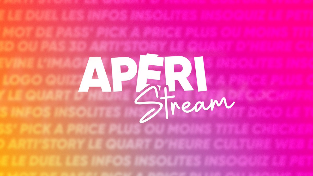 TechLambda_'s tweet image. 🍸 L&apos;Apéristream revient, et pour la bonne cause !

A l&apos;occasion de Birds of Prey 6.0, on revient pour une soirée exceptionnelle !

A cette occasion, je serai accompagné de nouveaux invités, de nouveaux jeux, autour d&apos;un vrai apéro !

RDV 8/11 21h, sur Bourges Télévision !