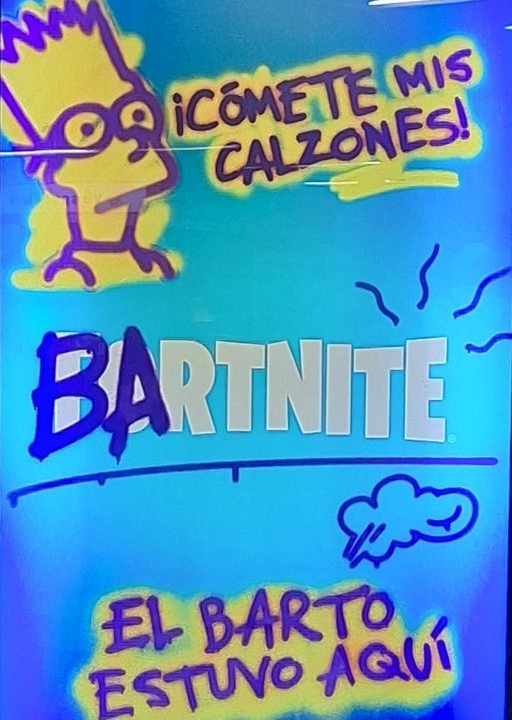 HYPEX's tweet image. IRL SIMPSONS x FORTNITE TEASER
"Bartnite - El Barto was here" — 📸 @ChrisCL_spl