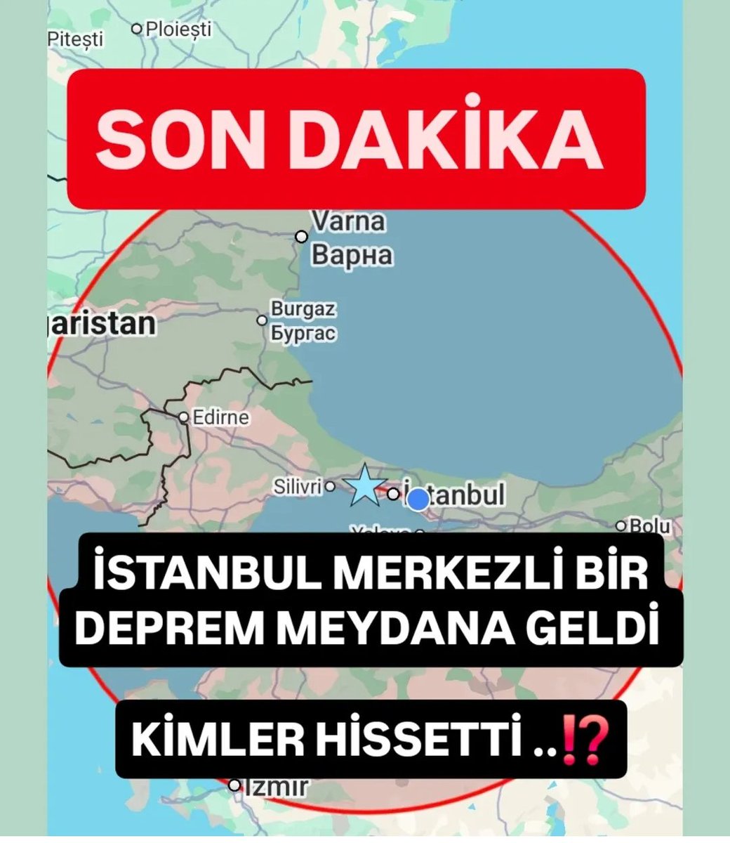 🔴 SON DAKİKA | İstanbul’da Deprem!
Marmara Denizi Silivri açıklarında 3.8 büyüklüğünde deprem meydana geldi.
Pendik ve çevresinde de hafif şekilde hissedildi.
👉 Siz hissettiniz mi?

#İstanbul #Deprem #SonDakika #Pendik #Silivri #MarmaraDenizi