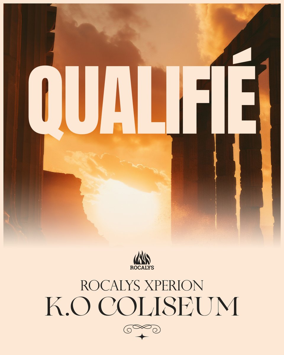 C'est fait pour <a href="/XperionTFT/">RCS Xperion</a> ! 👑

On est qualifié pour jouer la Week 2 des finales EMEA sur Teamfight Tactics !
On peut plus l'arrêter, c'est TOUT DROIT !

On se donne rendez vous semaine prochaine pour voir notre ENORME GOAT pulvériser la concurrence ! 🐐

#RCSWIN 🔥