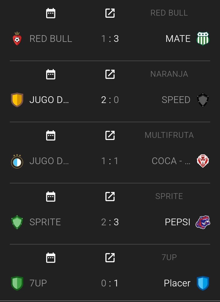 LigaDeBebidas's tweet photo. FECHA 38 DE LA PRIMERA DIVISIÓN DE LA LIGA DE BEBIDAS 🏆⭐. https://t.co/tGkYRStywb
