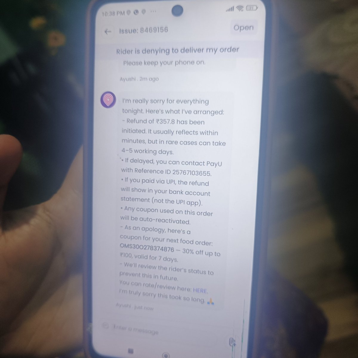 akjha85's tweet photo. Next step @mymagicpin  you guys think giving just refund you have done? Pls note there should be strict legal action against you in such issue and company should be penalized https://t.co/JQdrTdlkTK
