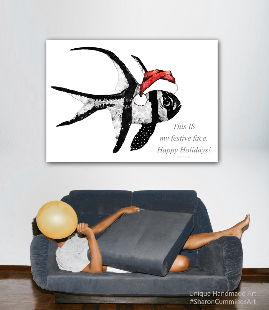 Terracegallery's tweet image. Festive Face: fineartamerica.com/featured/festi… #festivevibes #festiveseason #festive #happyholidays #holiday #holidays #holidayseason #xmas #merrychristmas #christmas #christmas2025 #fish #reefing #reefer #beach #beachvibes #beachlife #SharonCummingsArt #buyintoart
