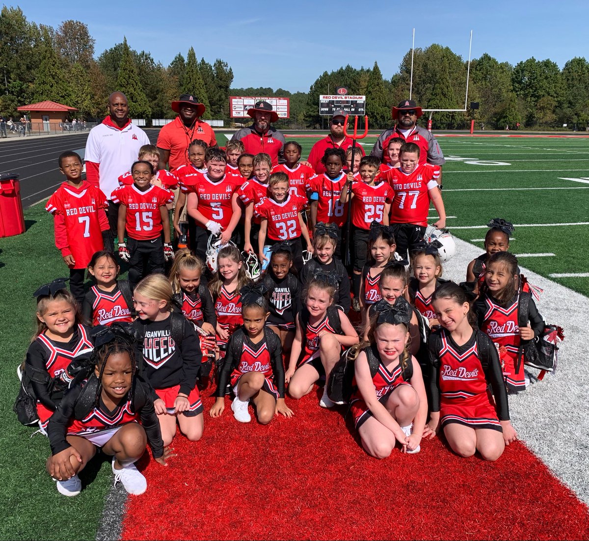 Big Congrats to our 6U and 7U Loganville Football Teams for winning in the first round of playoffs yesterday! Great Job Red Devils!