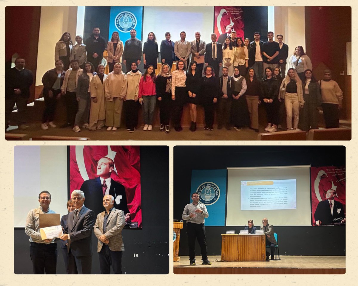 Balıkesir Üniversitesi Necatibey Eğitim Fakültesi'nde öğretim programları üzerine söyleşi gerçekleştirdik. NEF Dekanlığına nazik davetleri için teşekkür ederim.