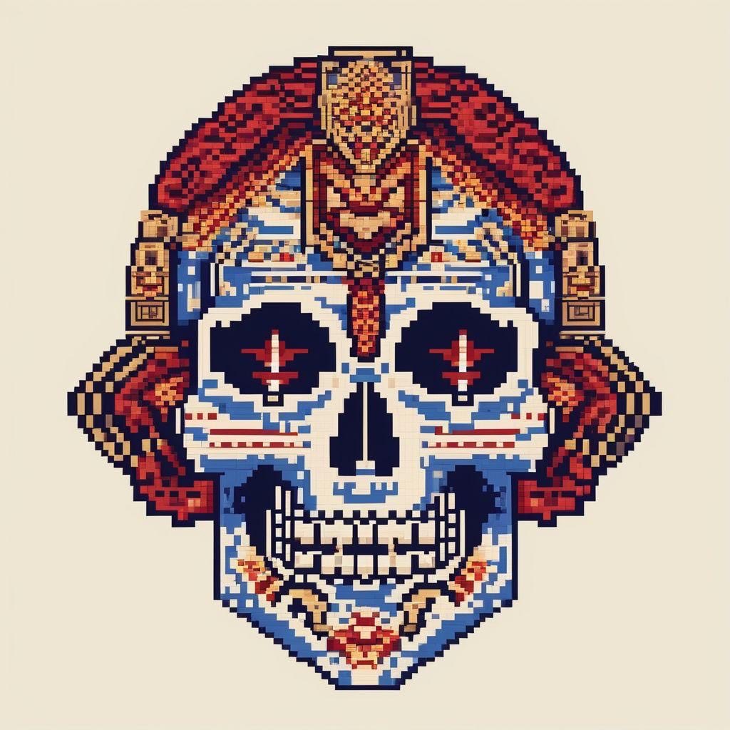 Globalsouls11's tweet photo. ๐๏ธ Soul #13 โ Tonga ๐น๐ด
๐ฎ Blue and gold meet as a crown โ ocean and kingship reborn in pixels.
Tapa patterns whisper the rites of honor.
https://t.co/sxidB6MPNR
#NFT #Tonga #PixelSkulls #RoyalSea #DigitalHeritage https://t.co/GsS3Aq6vbY