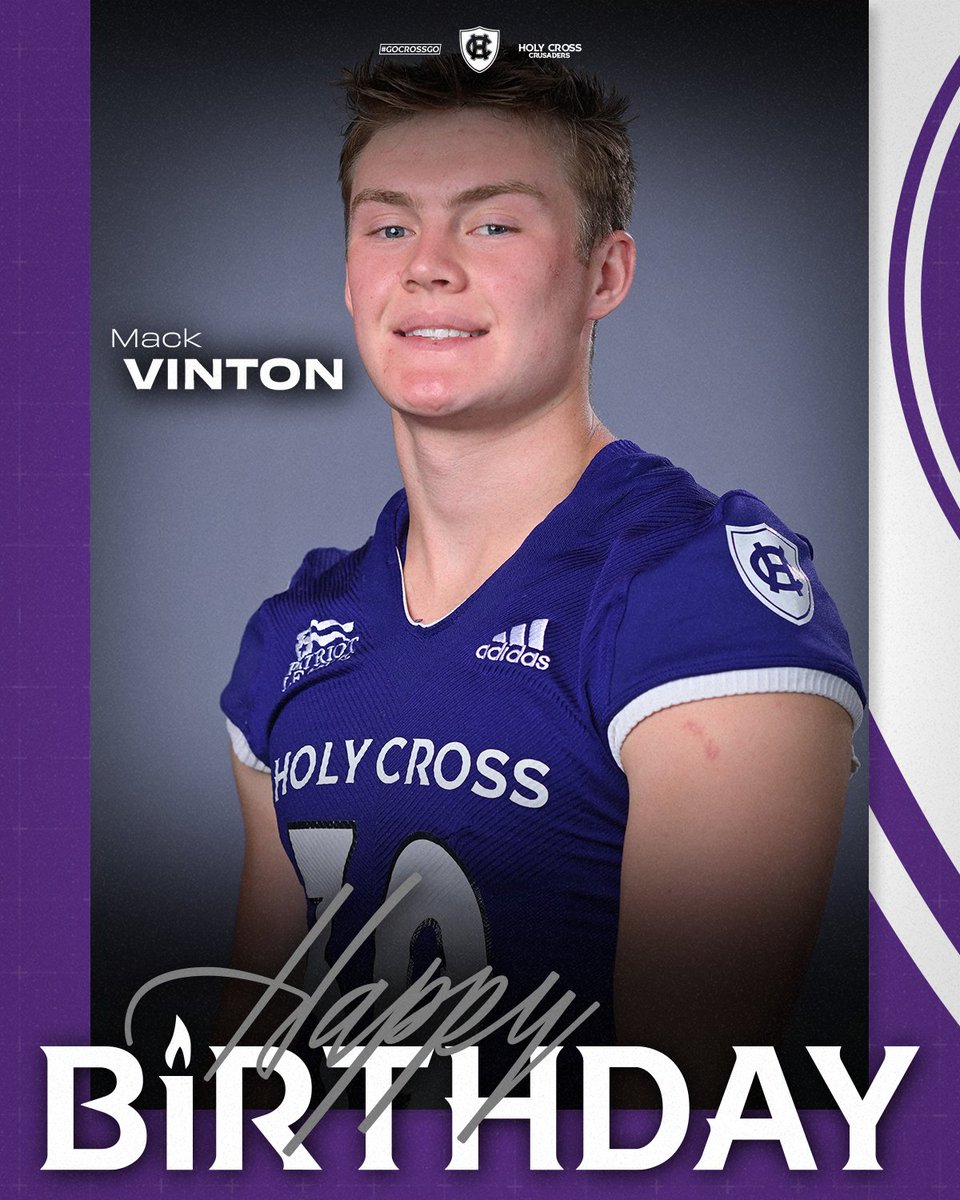 HCrossFB's tweet photo. Happy birthday, @MackVinton 🥳

#GoCrossGo https://t.co/h5wr594B7k