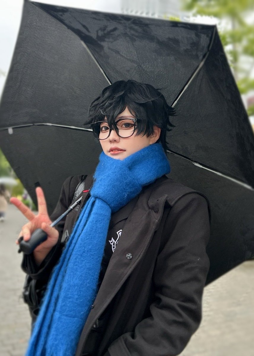 x_x__008's tweet image. ペルソナ5の主人公してましたｰｰ😆✌️
雨大変だったけど楽しかった☔️
 #池ハロ2025