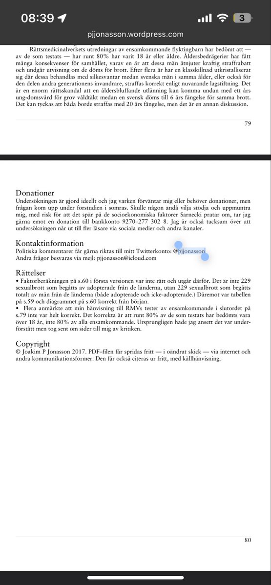 Their source isn't statistics or the swedish governement but an obscure twitter blogger same for a lot of studies showing the same kind of results