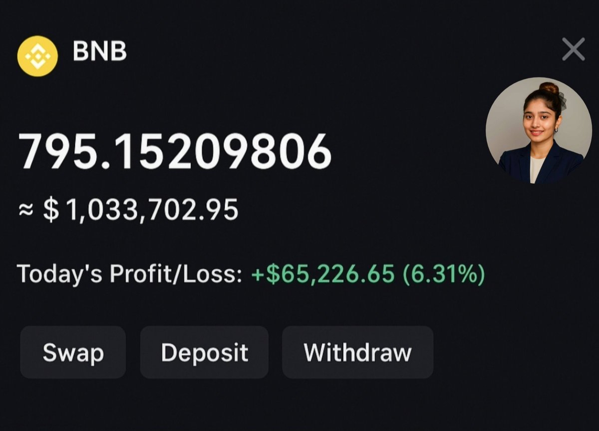 sofia3973's tweet image. I'M OFFICIALLY A $BNB MILLIONAIRE!💵
As I promised, I want to change someone’s life—giving away 10 $BNB (~$12,950) to one lucky winner by tomorrow!
Like, RT, follow and comment 'DONE' to enter.
Will pick a winner via 
@grok
 in ~24 hours, must follow & open DMs.