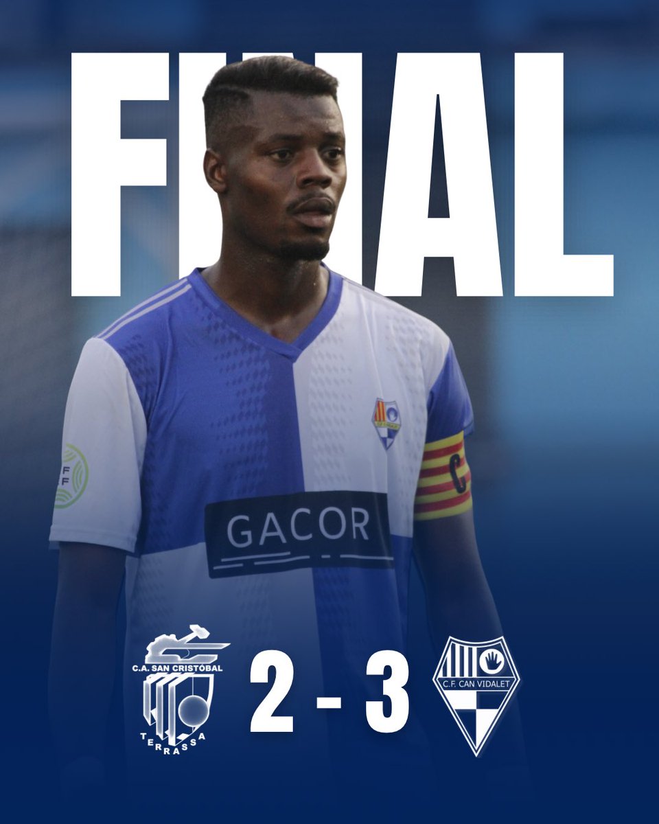 ⏱️ Final del partit! 🔵⚪
Victòria del Canvi al camp del San Cristóbal (2–3) 💥

Partit d’emocions, intensitat i orgull arlequinat fins a l’últim segon.
💪 Tres punts molt treballats i merescuts!