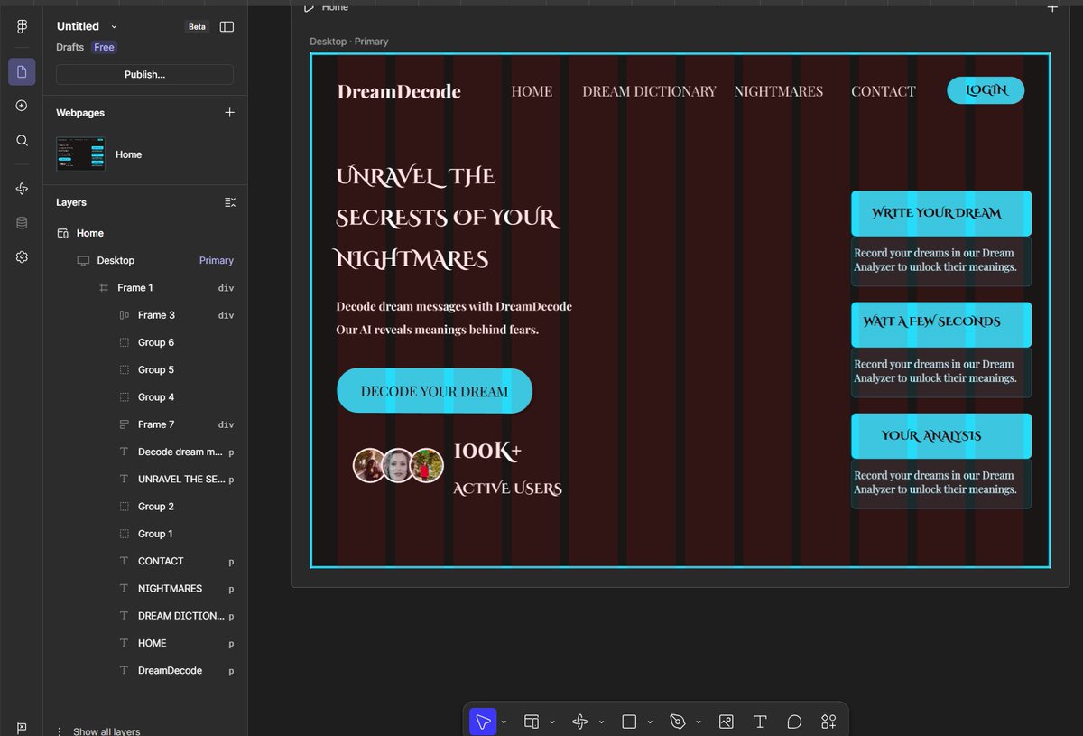 shikshya72's tweet photo. #LUD29
Worked on something interesting today using Spline and Figma! Followed a tutorial,still a work in progress.
@learning_utsav #LearningUtsav2025 #FestivalOfLearning https://t.co/DASwPr8Yil